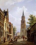 unknow artist European city landscape, street landsacpe, construction, frontstore, building and architecture. 257 oil painting picture wholesale